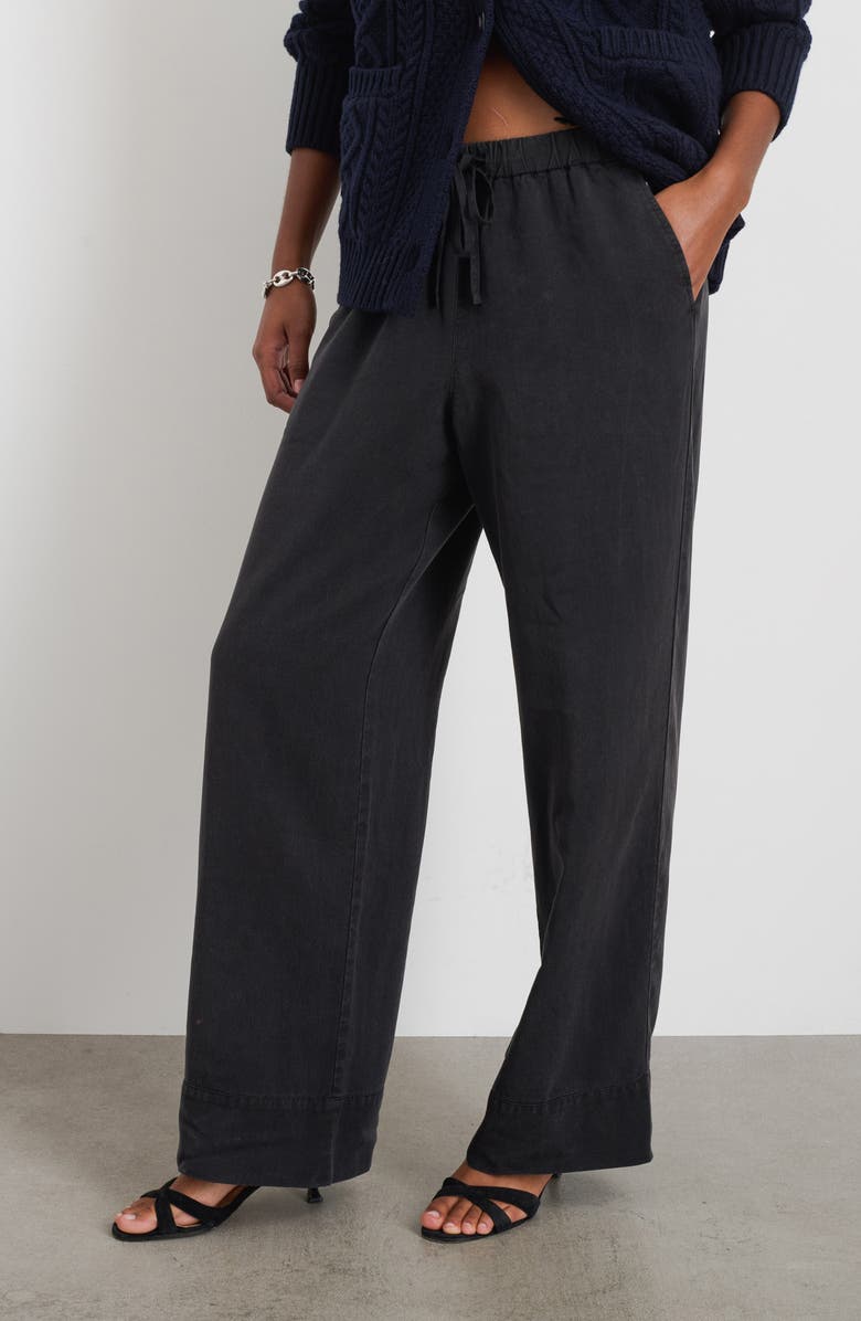 Alex Mill Riley Drapey Twill Wide Leg Pants, Alternate, color, 