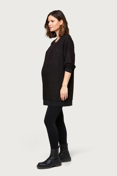 Nom Maternity Jo Nursing Sweatshirt In Black