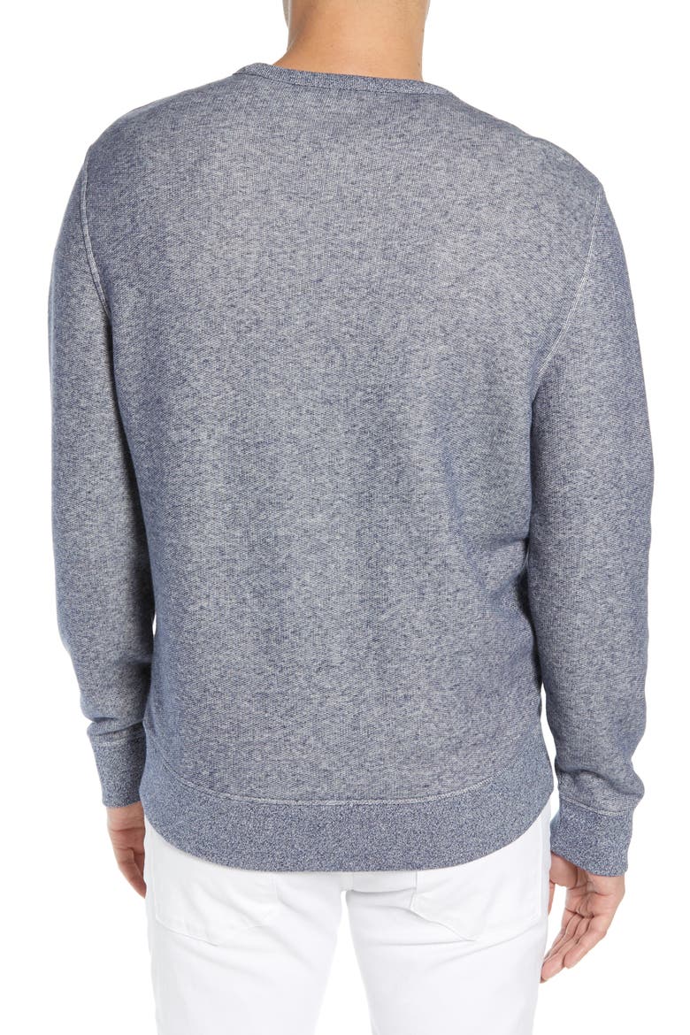 Slim Fit Crewneck Cotton Sweatshirt, Alternate, color, H COASTAL