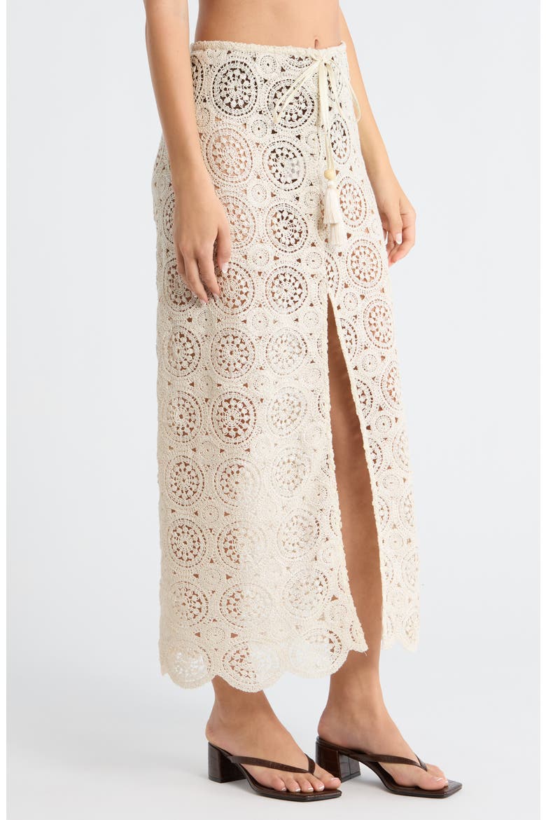 Karina Cover-Up Skirt, Alternate, color, NEUTRAL FOIL CROCHET
