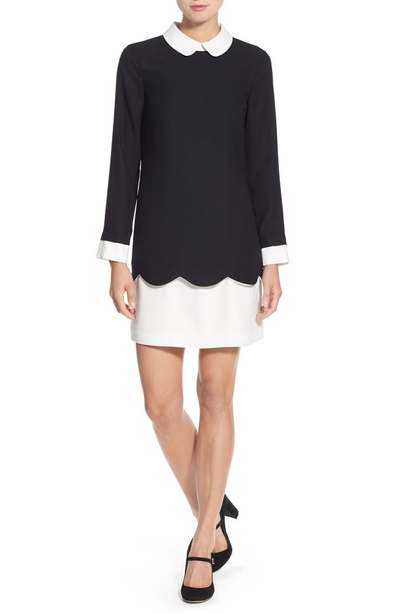 CeCe 'Jada' Collared Shift Dress, Main, color, 