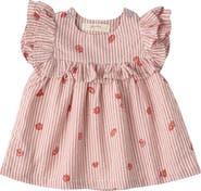 Pehr Kids' Ruffle Organic Cotton Seersucker Dress