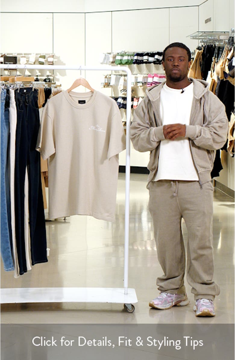 Melody Waffle Textured T-Shirt, sales video thumbnail