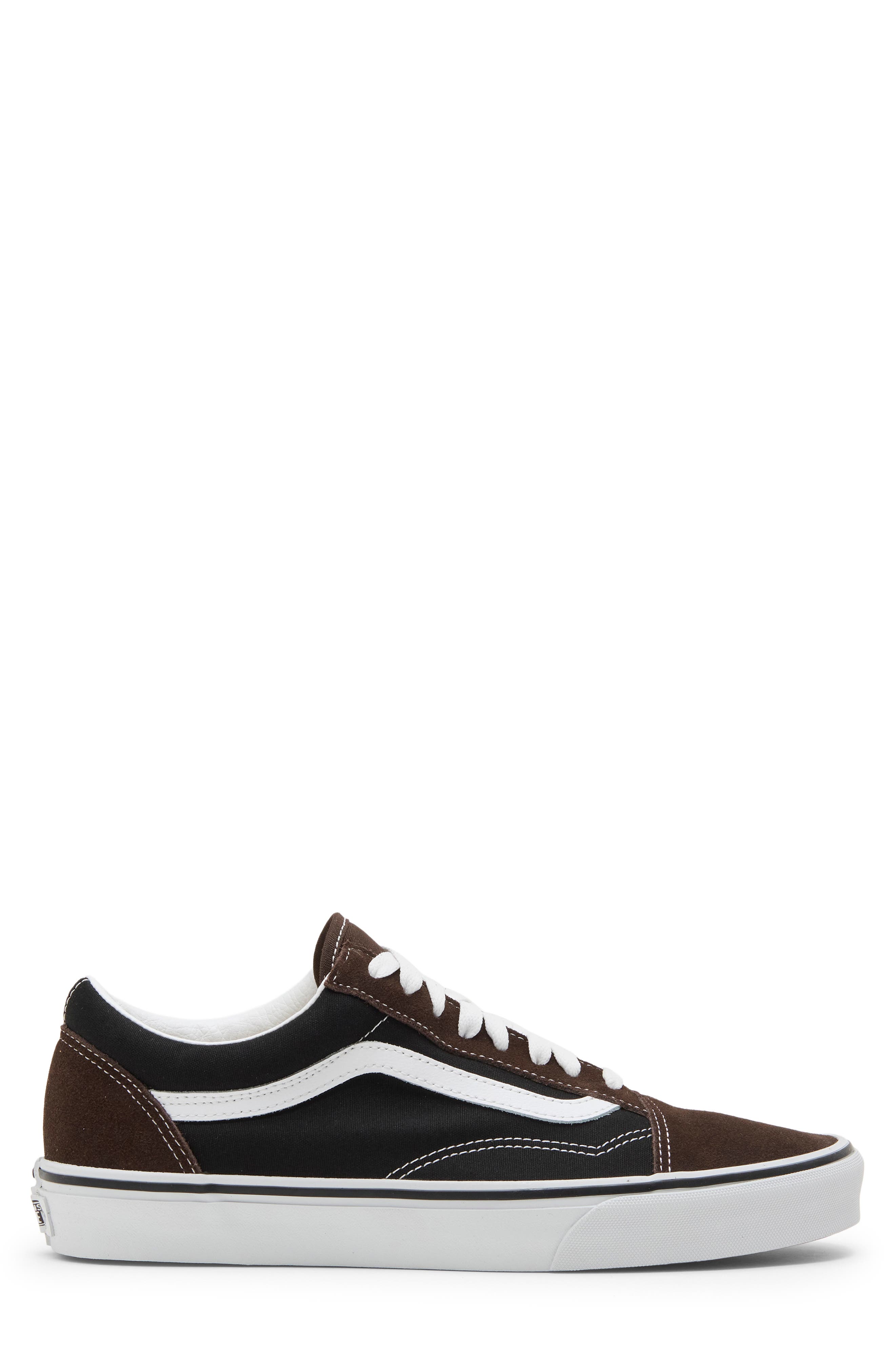 Old Skool Two-Tone Sneaker, Alternate, color, BLACK/ BROWN
