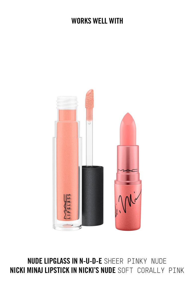 MAC x Nicki Minaj Lipstick (Limited Edition), Alternate, color, NICKIS NUDE
