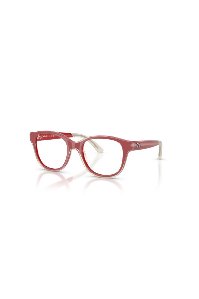 44mm Square optical glasses, Main, color, Red