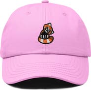 Dalix Red Panda Embroidered Dad Hat