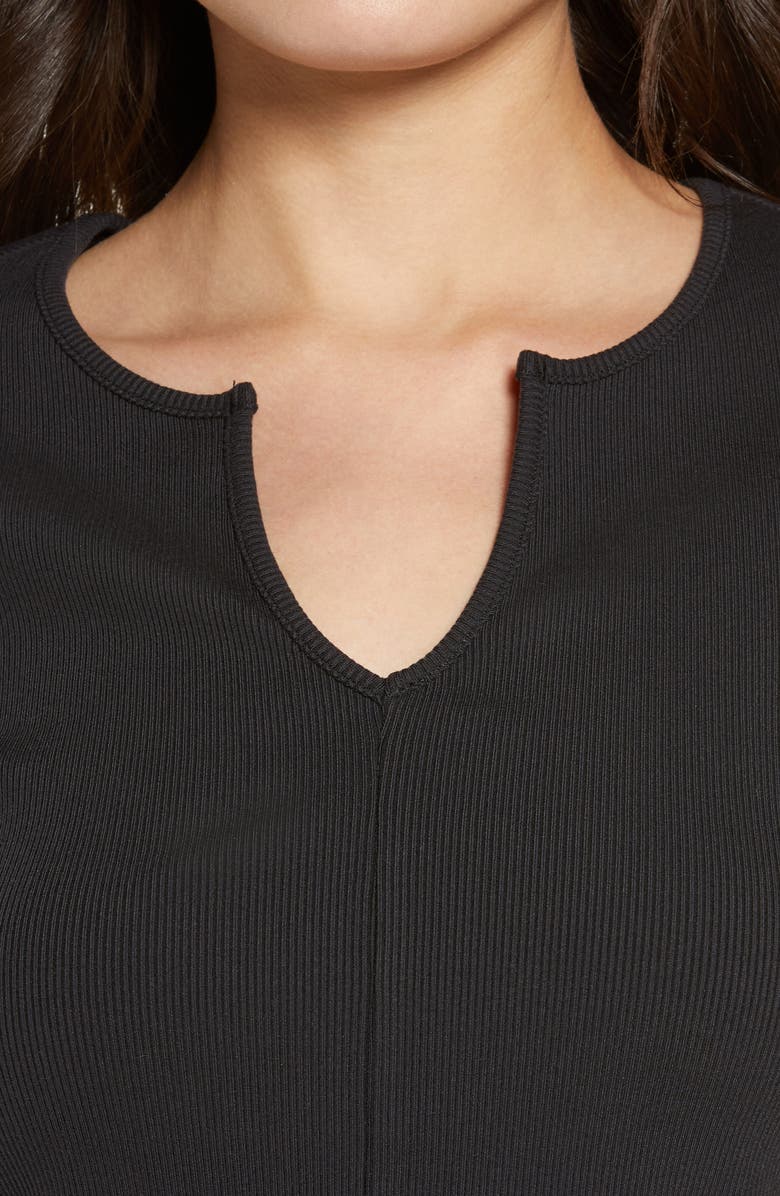 Alo Savvy Short Sleeve Rib Crop Top, Alternate, color, 