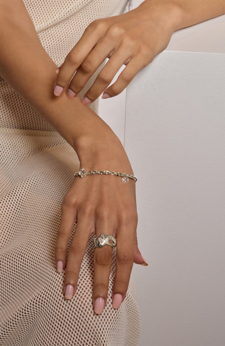 Lady Grey Oasis Ring, Alternate, color, Silver/ Clear