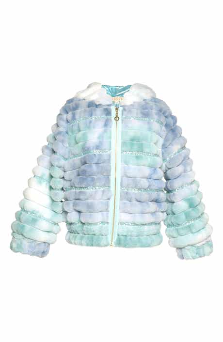 Kids' Faux Fur Hoodie Jacket