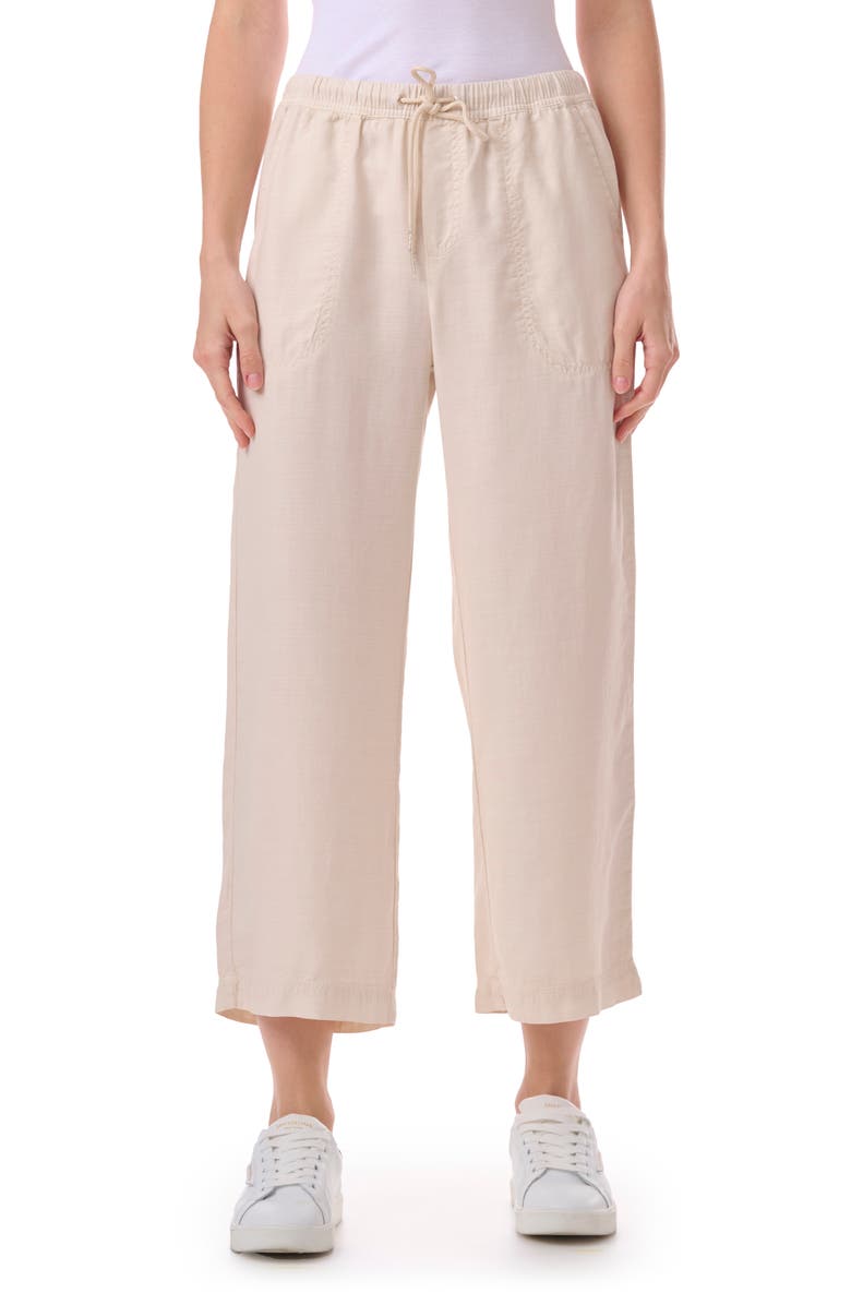 Splendid Angie Crop Wide Leg Pants, Main, color, Moonstone