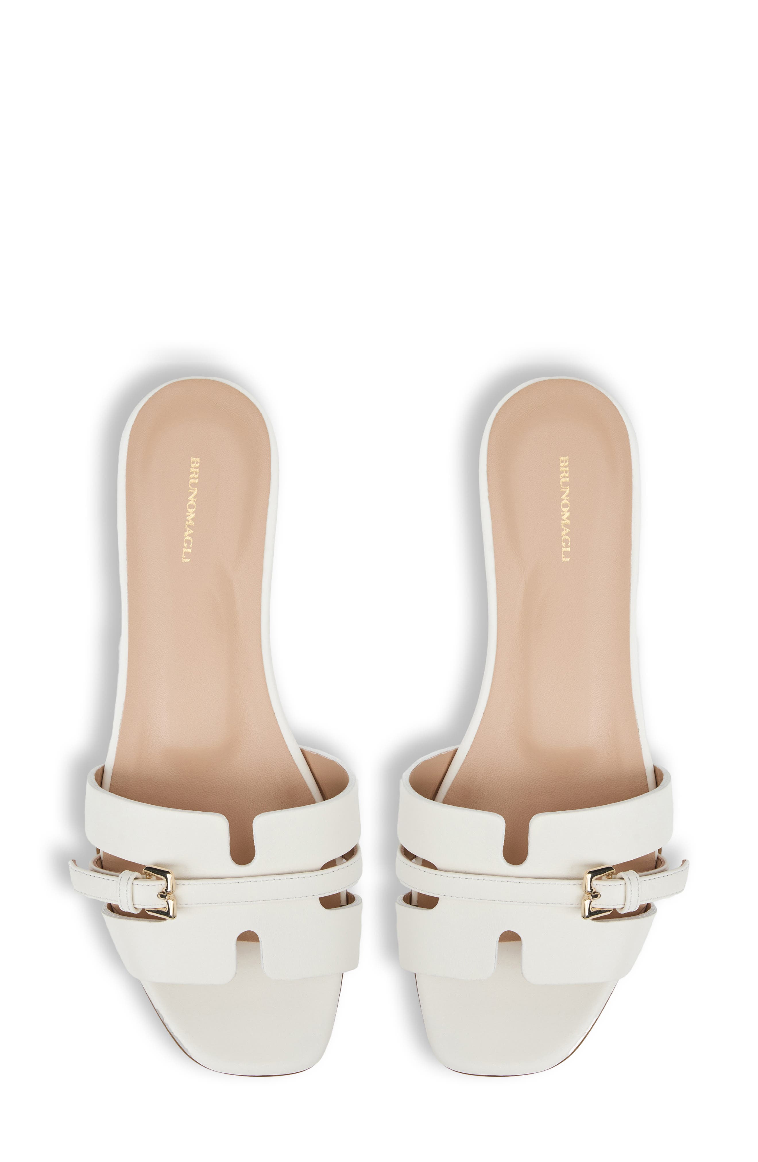 Farra Slide Sandal, Alternate, color, BONE LEATHER