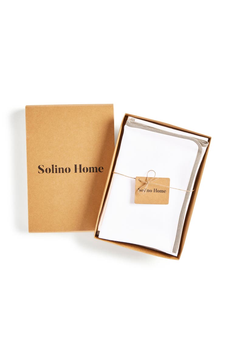 Solino Home Linen Dinner Napkins Set of 4, 20 x 20 Inch for Dining Table, Holiday and Everyday Table Decor - Chloe, Alternate, color, 