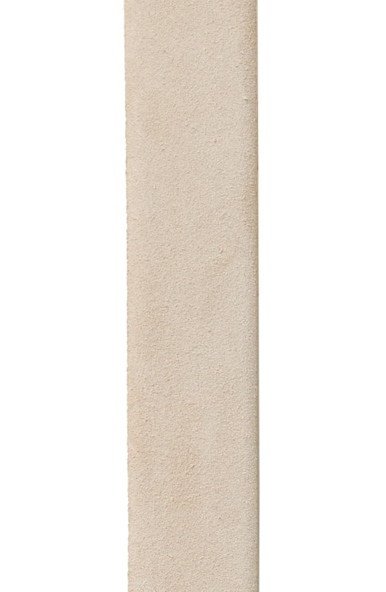 Bruno Magli Perla Suede Leather Belt, Alternate, color, Taupe Suede