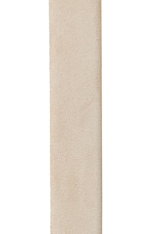 Bruno Magli Perla Suede Leather Belt In Neutral