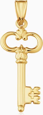 Oradina 14K Yellow Gold Maison Pendant Charm