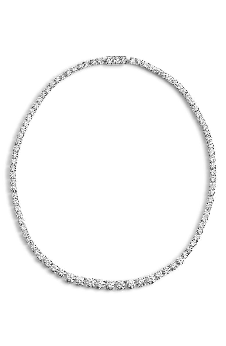 Nadri Cubic Zirconia Collar Necklace, Main, color, 