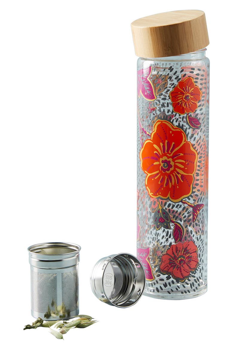 Anthropologie Floral Tea Infuser, Alternate, color, CLEAR COMBO