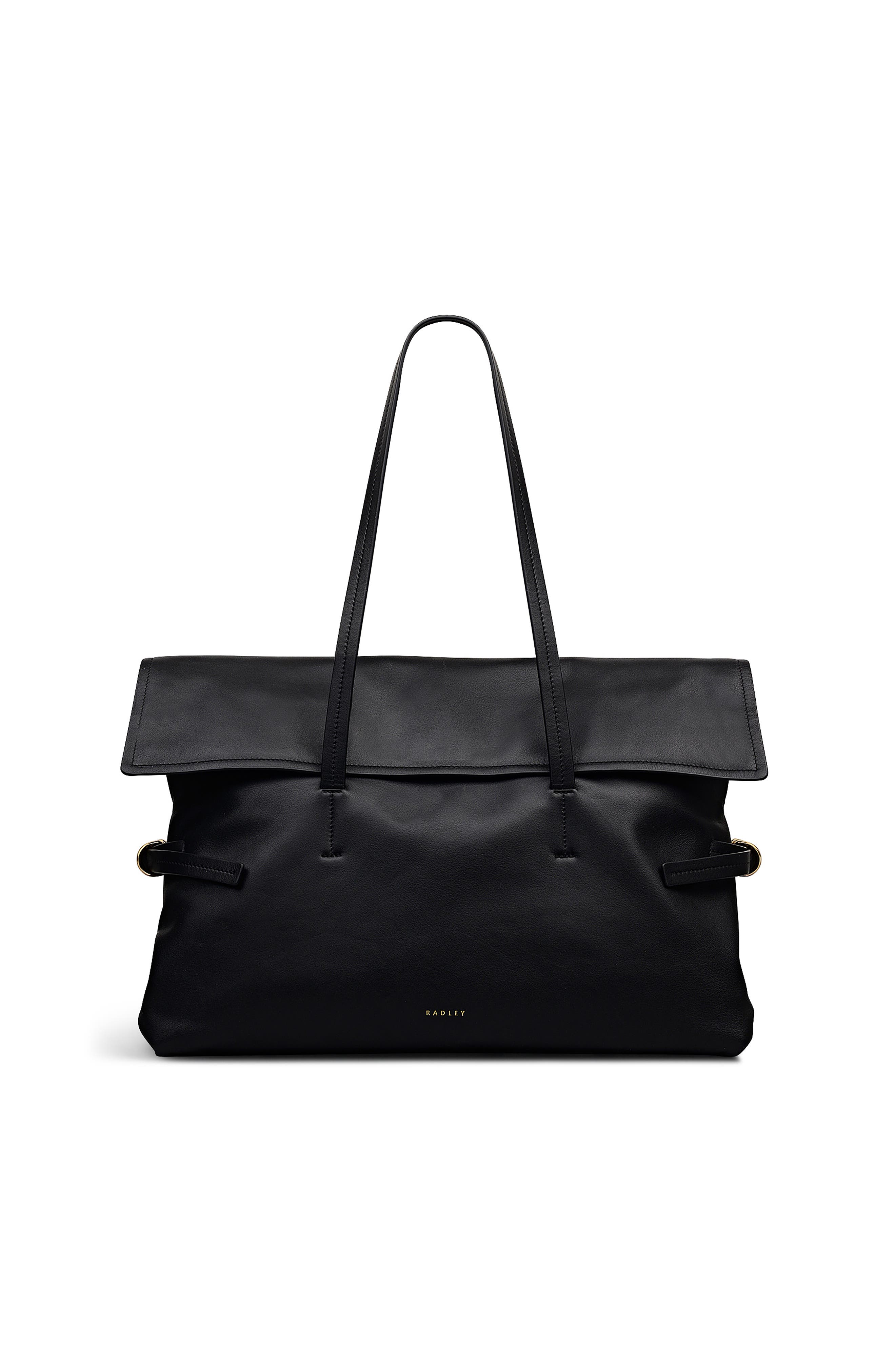Radley Fleet Street Medium Flapover Shoulder Bag, Main, color, Black