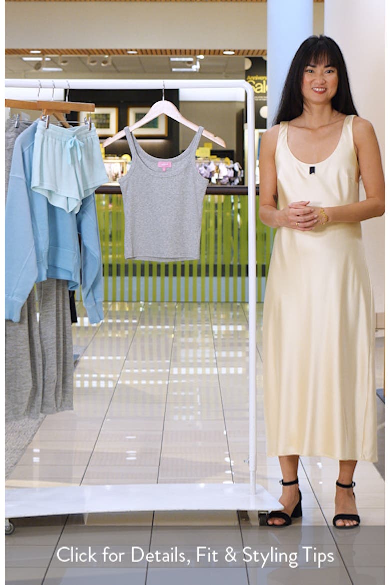 Basic Babe Crop Stretch Cotton Camisole video