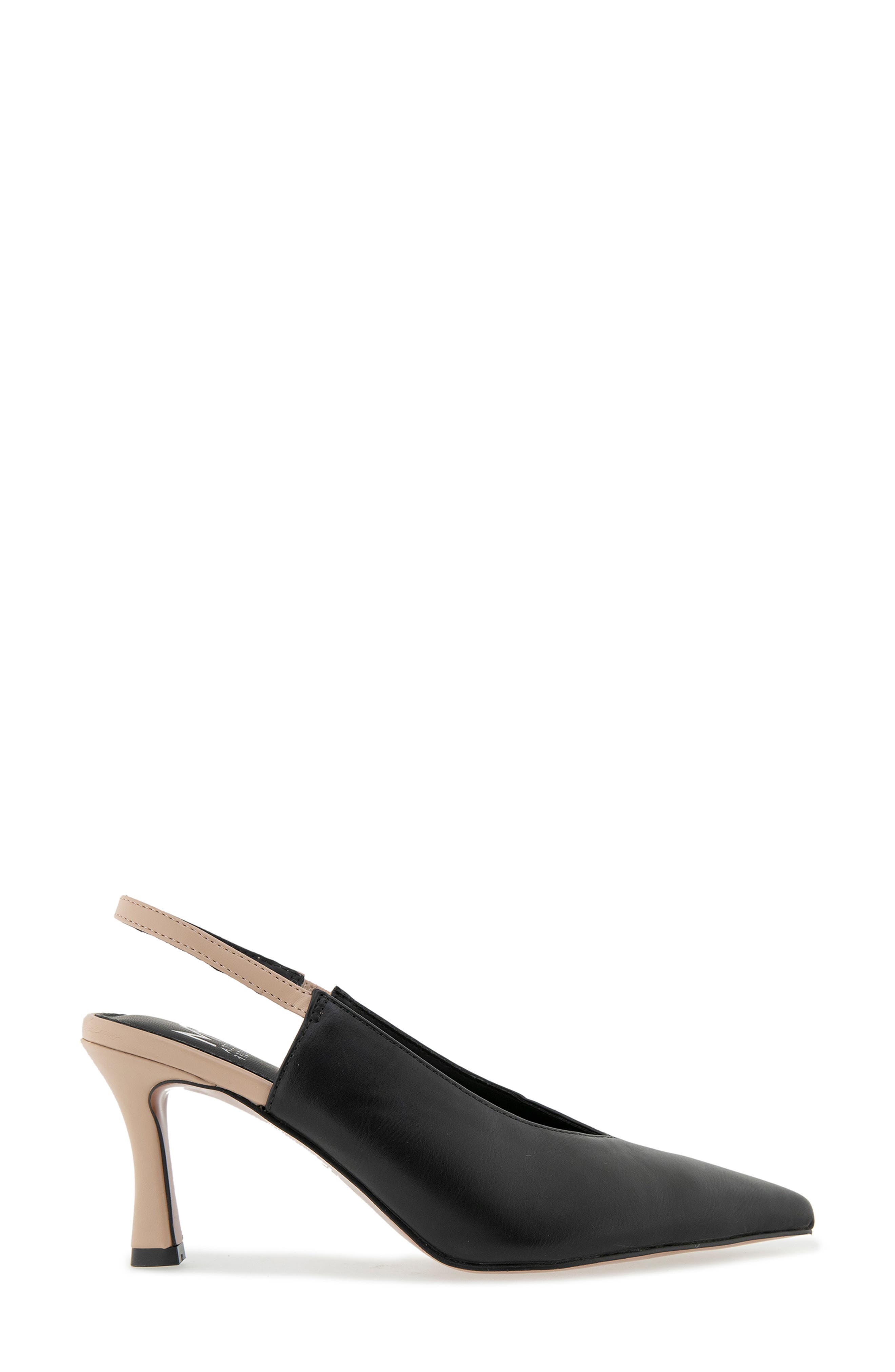 Rebecca Minkoff Tiana Pointed Toe Slingback Pump, Alternate, color, Black