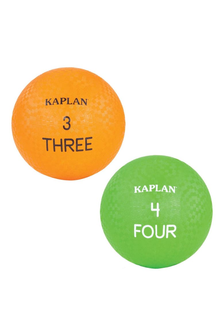 Colored Playground Balls - Set of 6, Alternate, color, Multicolored