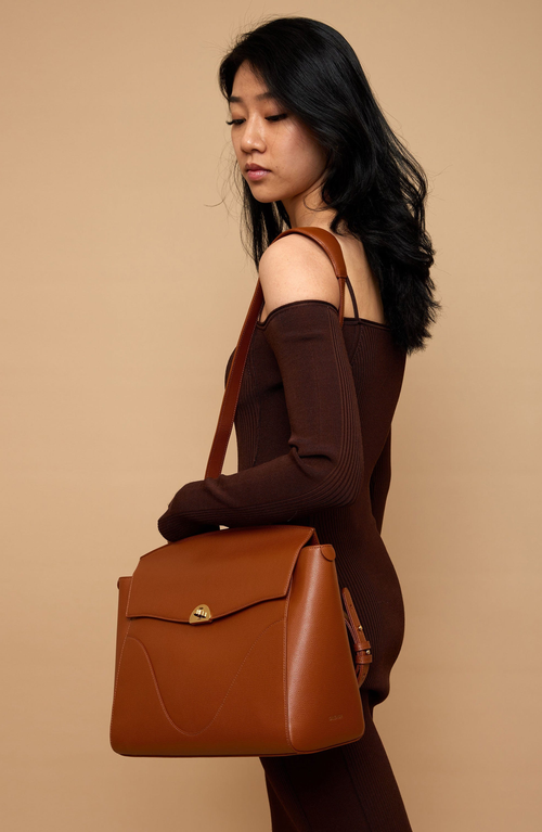 Oleada Official Wavia Bag Plus In Brown