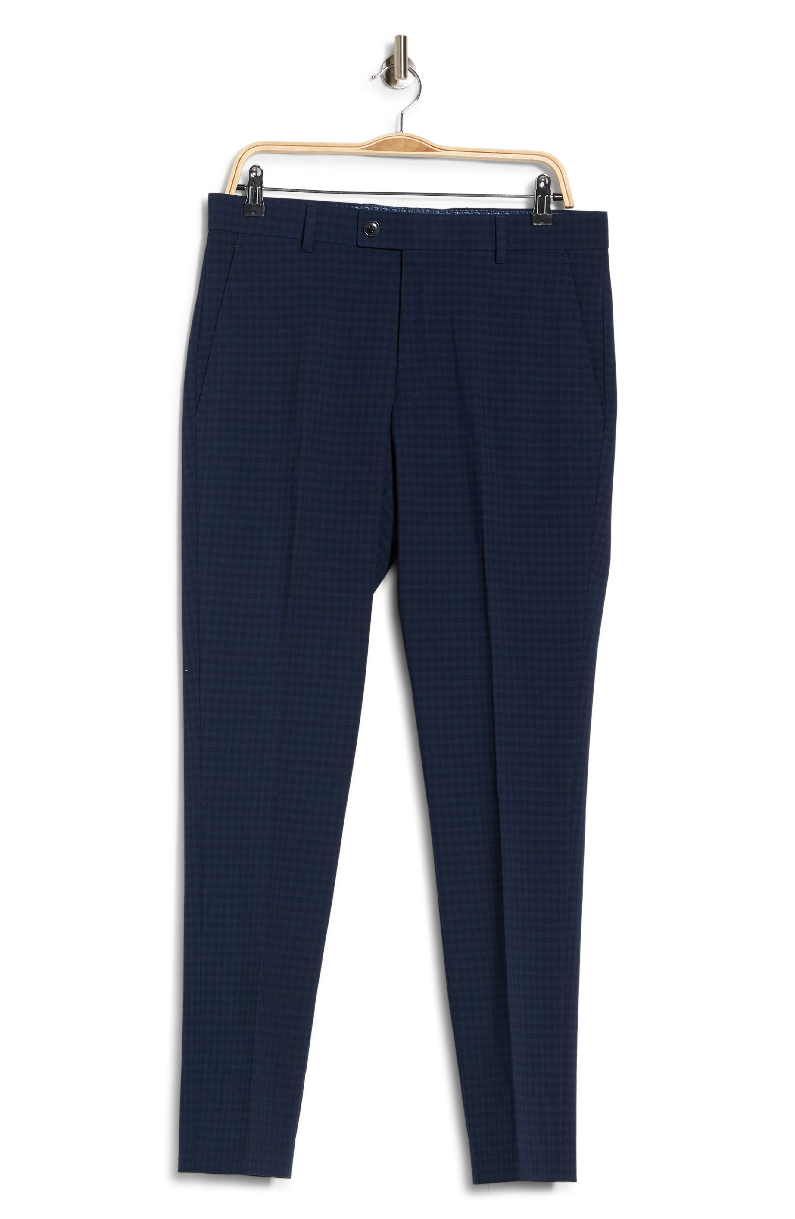 Check Tapered Leg Pants