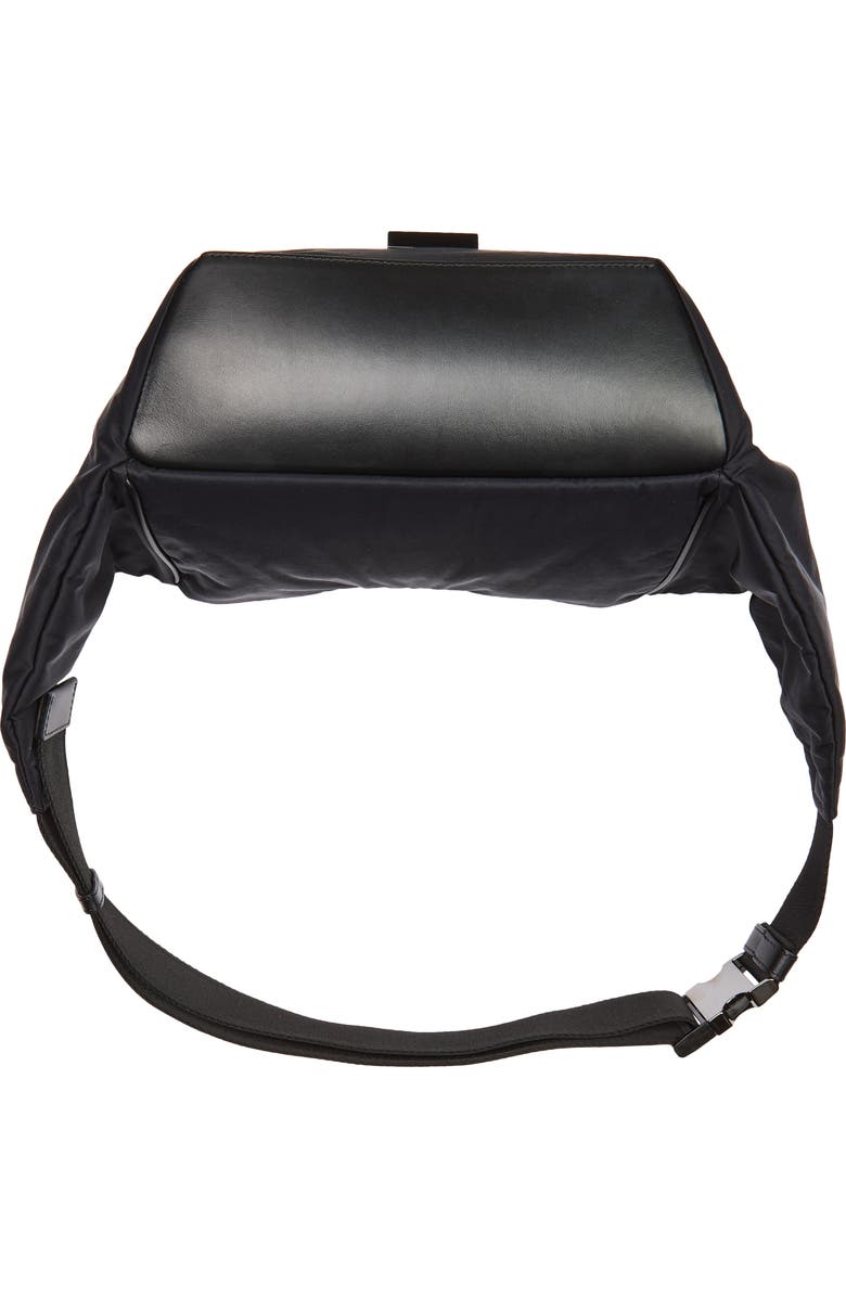 Christian Louboutin Nox Nylon Belt Bag, Alternate, color, Black