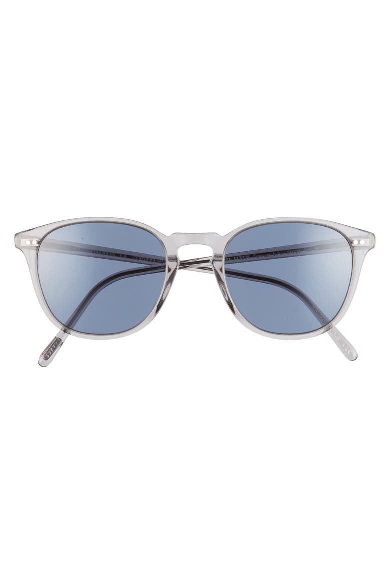 Forman L.A. 51mm Polarized Round Sunglasses, Alternate, color, WORKMAN GREY/ BLUE