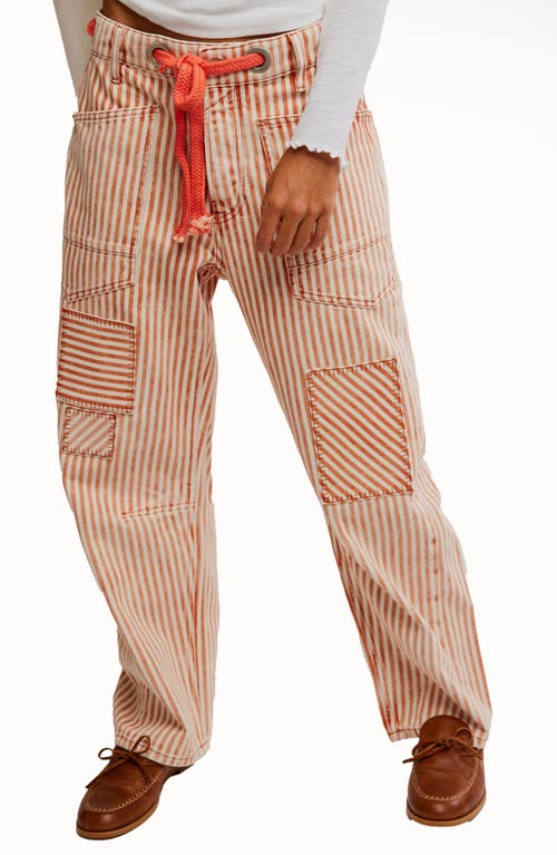 FREE PEOPLE FREE PEOPLE MOXIE RAILROAD STRIPE PANTS