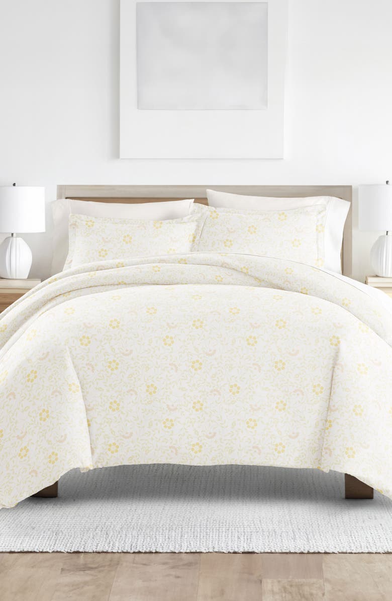 IENJOY HOME Premium Ultra Duvet Cover & Sham Set, Alternate, color, Spring Vine