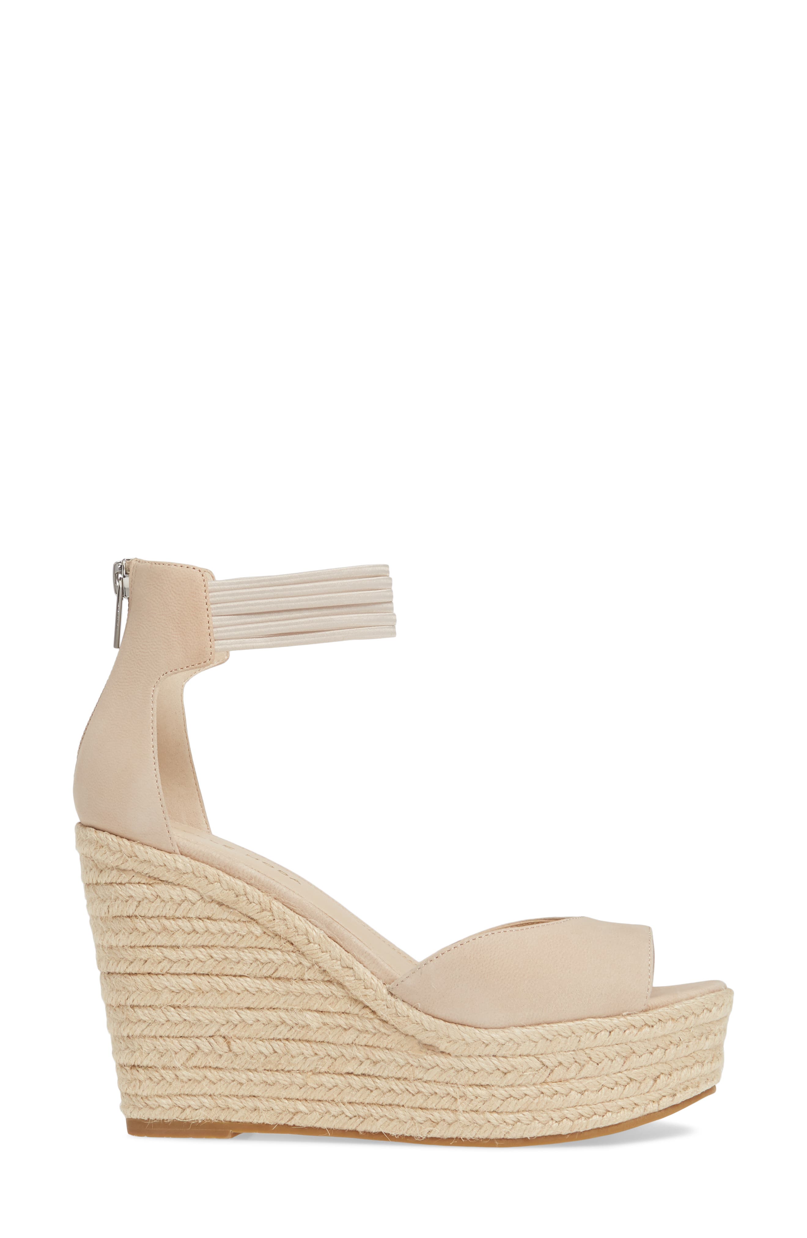 Pelle Moda Raven Espadrille Wedge, Alternate, color, 