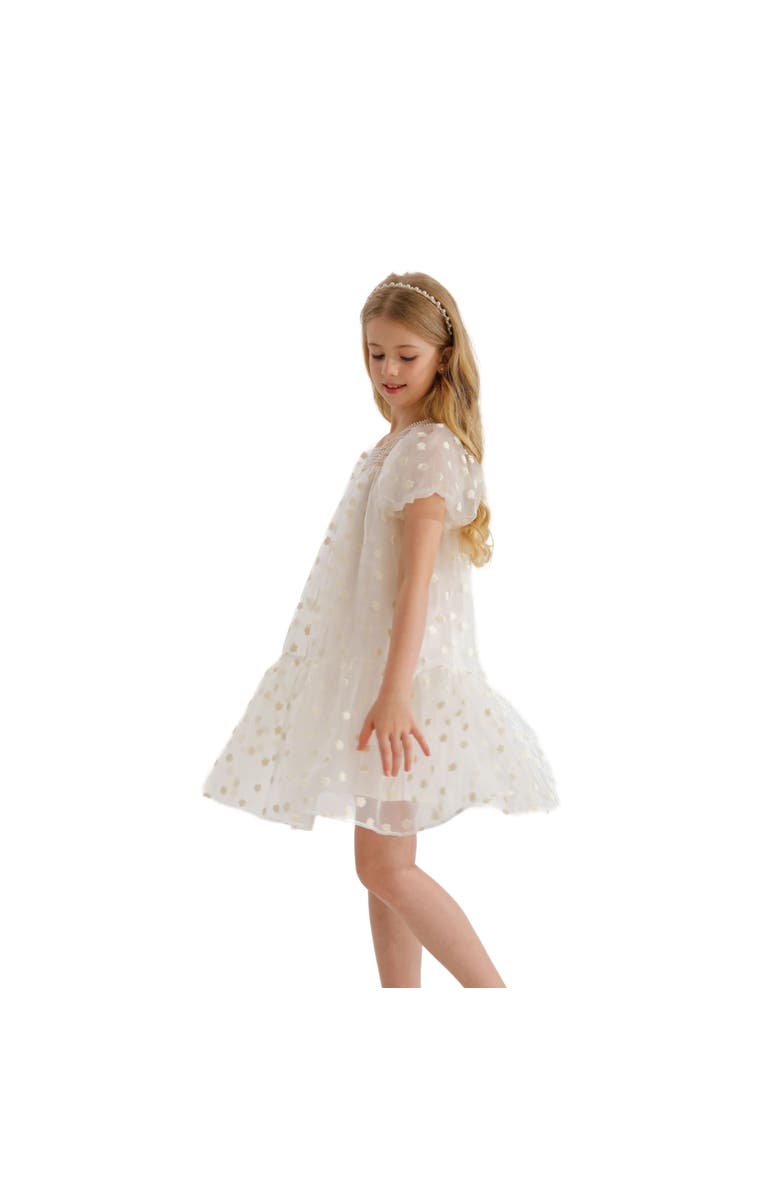 Tulleen Perivale Dress, Alternate, color, White