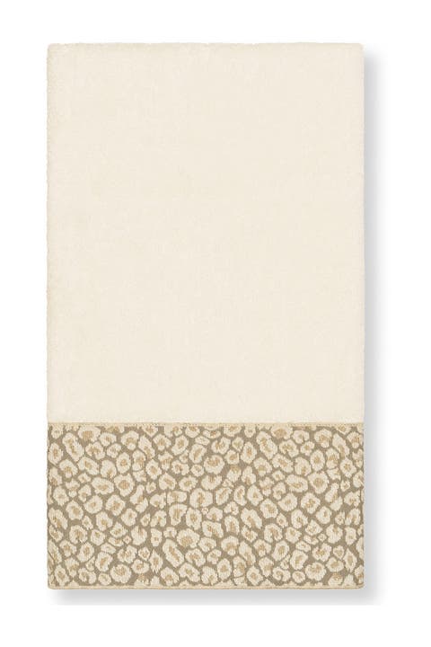 Spots Embellished Bath Towel - Cream