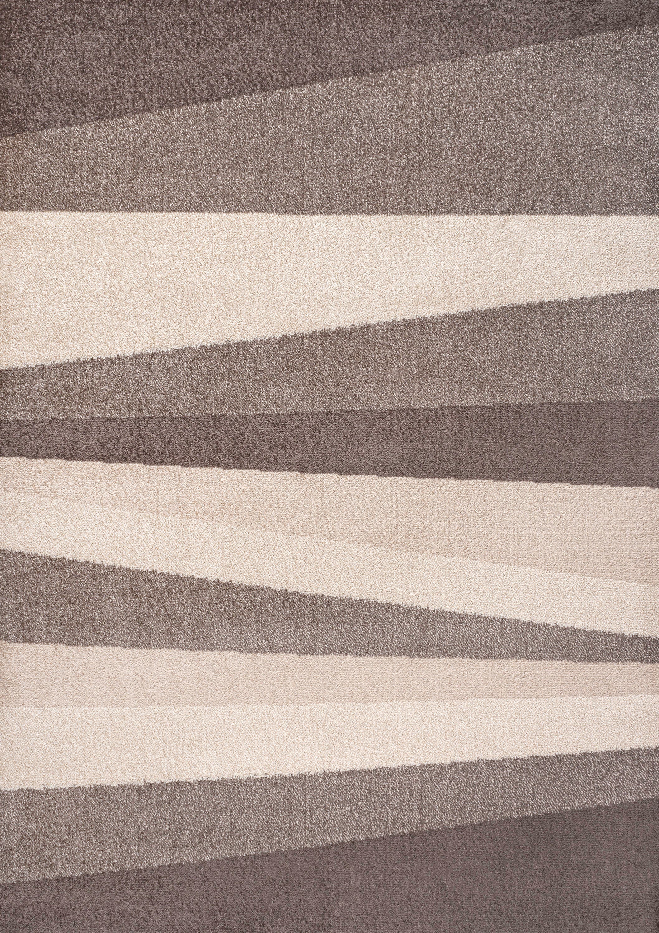 JONATHAN Y Prism Geometric Striped Area Rug - Beige Brown, 5x8 Foot