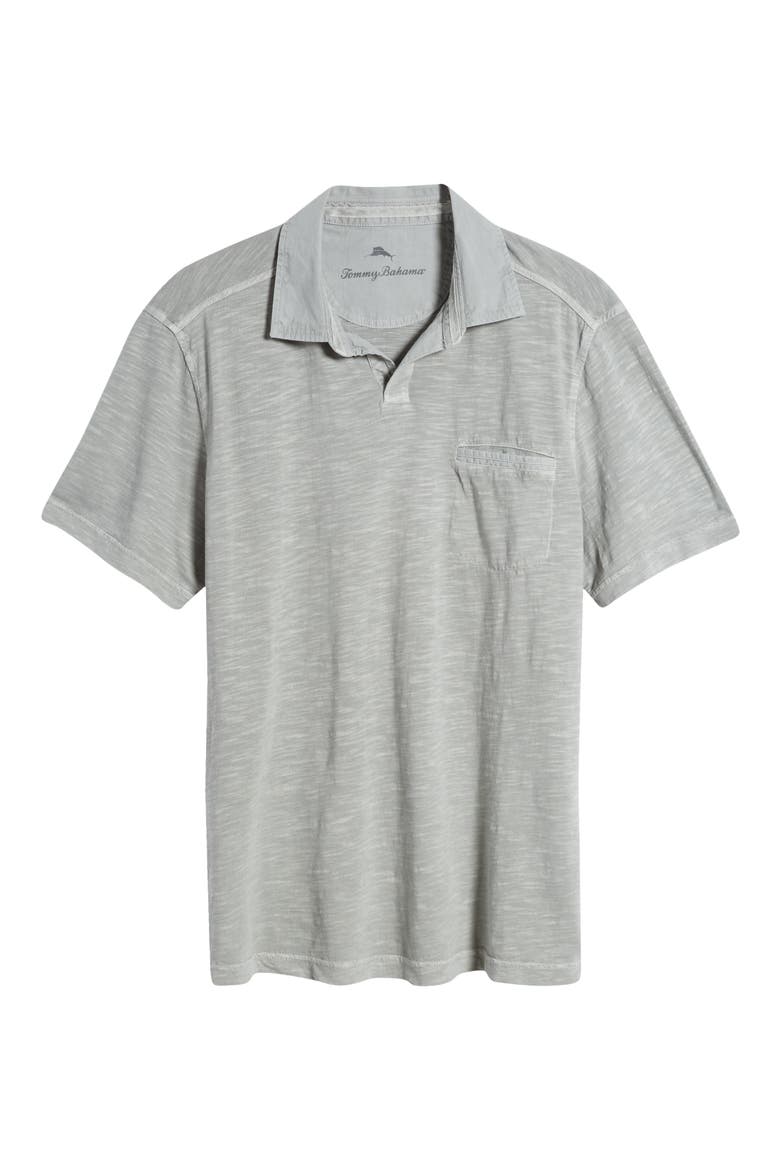 Beach Fade Cotton Slub Jersey Polo, Alternate, color, ULTIMATE GRAY