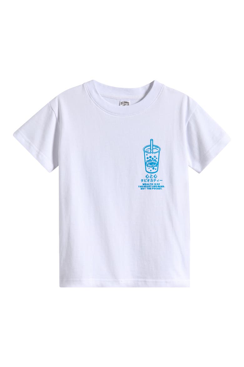 Kids' Boba Cotton Graphic T-Shirt, Main, color, WHITE