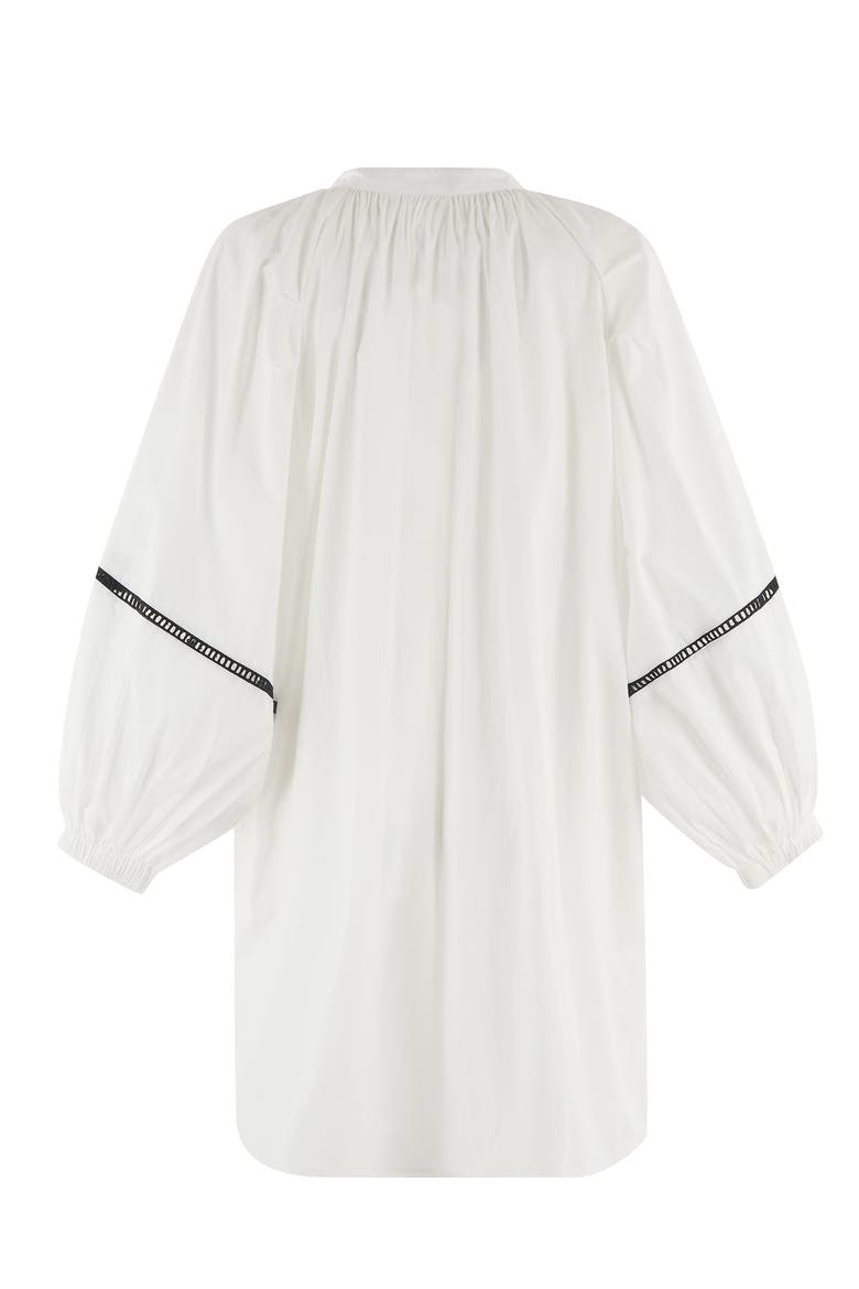 The Minka Dress, Alternate, color, White/Black