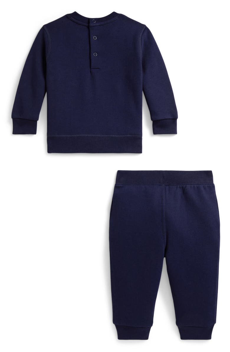 Ralph Lauren Polo Sweatshirt & Pants, Alternate, color, Navy