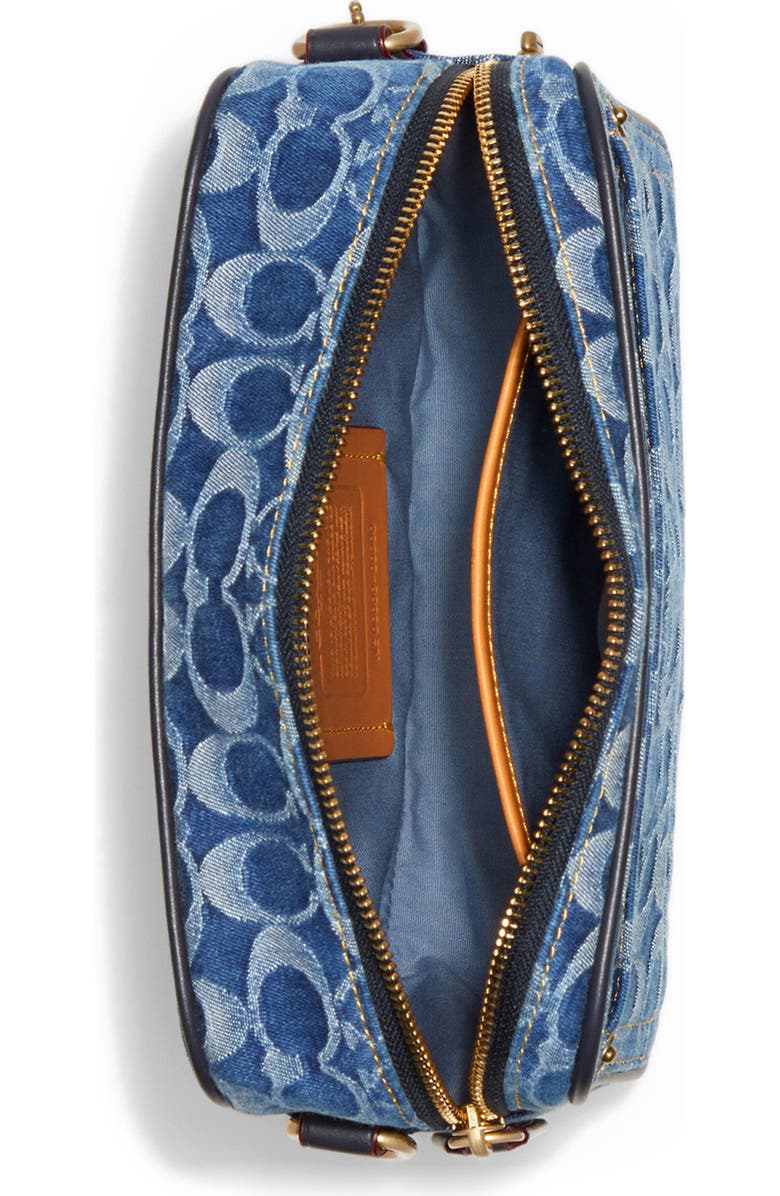 COACH Flight Signature Denim Crossbody Bag, Alternate, color,