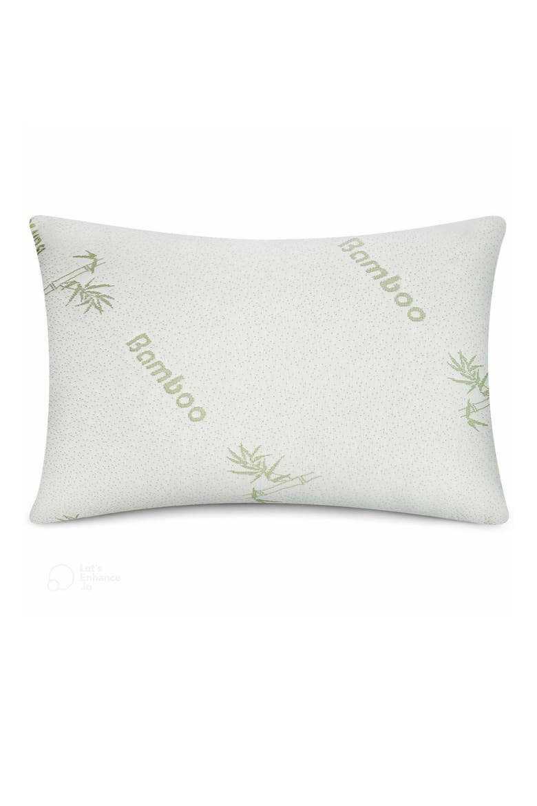 Memory Foam King Bed Pillow, Main, color, NATURAL