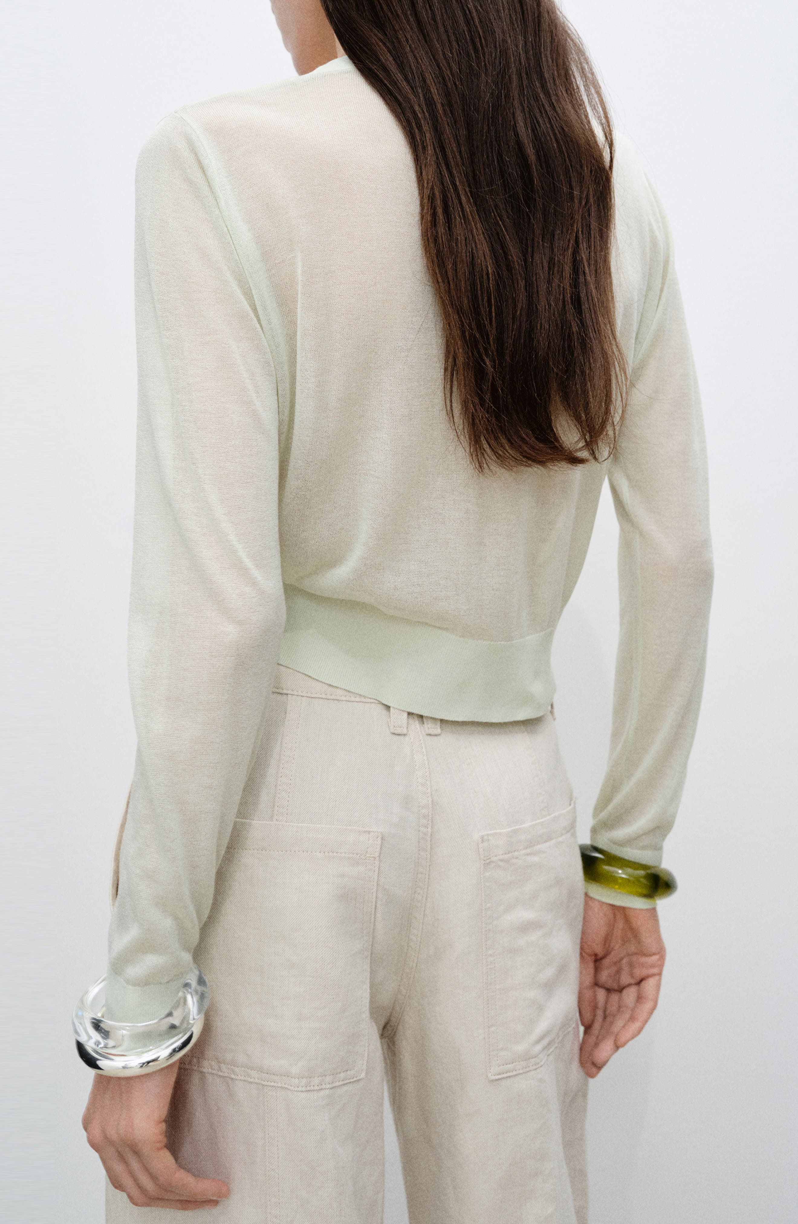 Lightweight V-Neck Cardigan - image 2