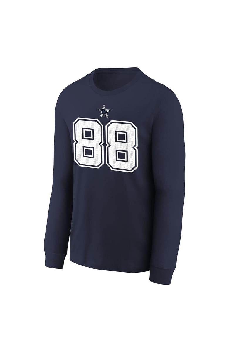 Nike Youth Nike CeeDee Lamb Navy Dallas Cowboys Player Name 
Number Long Sleeve T-Shirt, Alternate, color, Navy