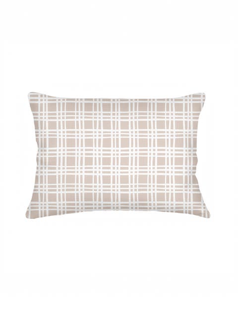 Estate Plaid Linen Pillow Cover Only