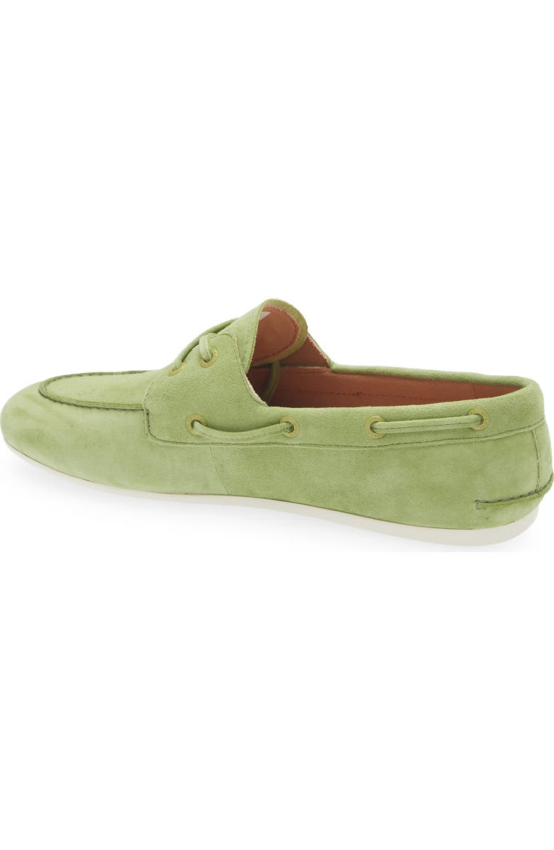 Sperry Slim Boat Shoe, Alternate, color, Olive