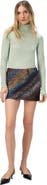Missoni Pleated Mini Skirt With Snake Pattern