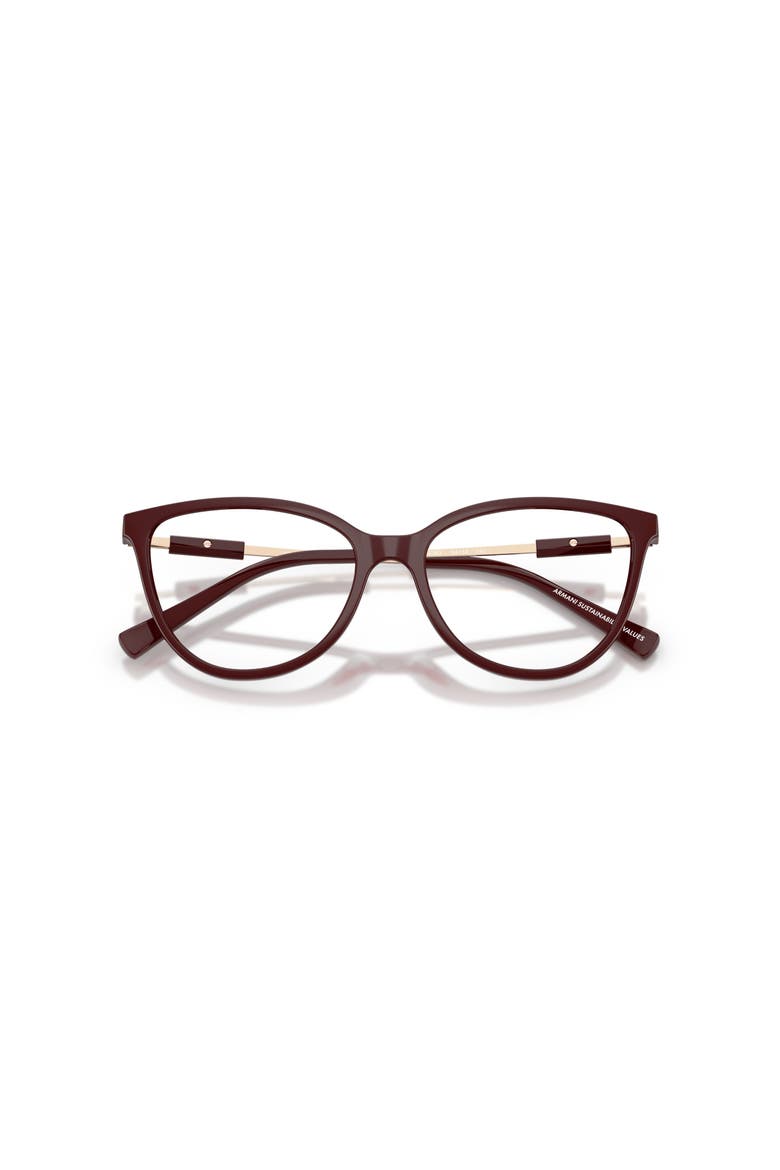 54mm Cat Eye optical glasses, Alternate, color, Red
