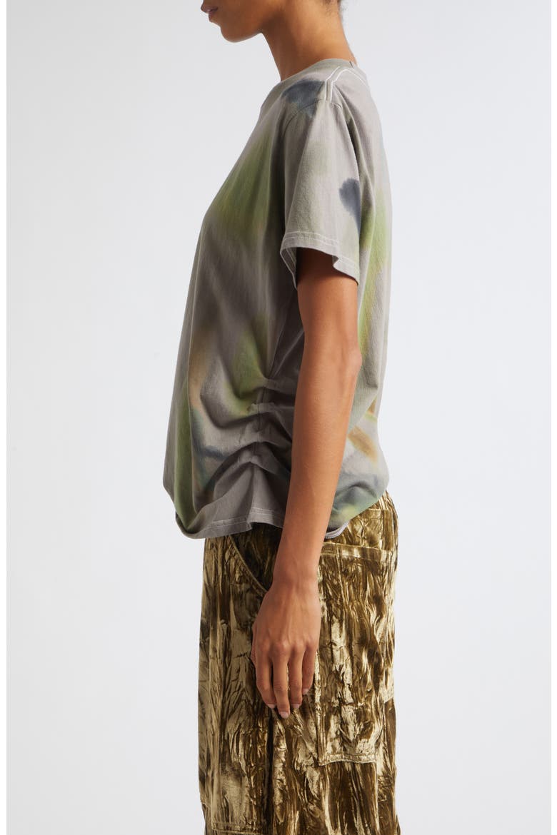 Sorrel Ruched T-Shirt, Alternate, color, PAINTED FOG