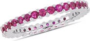 Julianna B. Pink Sapphire Eternity Band 14k